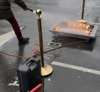 Formation à la manipulation d'extincteur